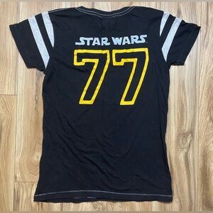 Star Wars Disney Park Black Cotton T-Shirt 77 Gently Used